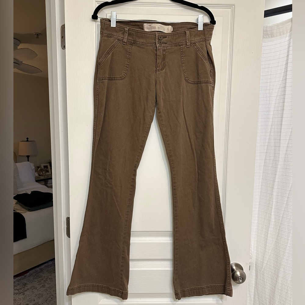Hollister Women's Flare Brown Jeans